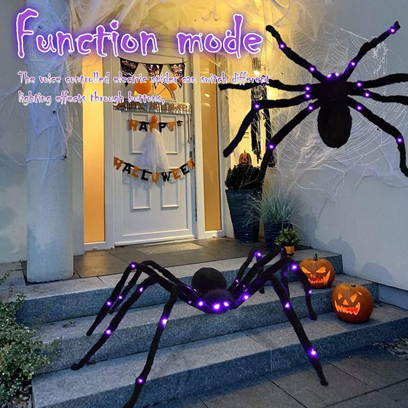 Halloween Luminous Spider Web Toys - 0 - Scribble Snacks