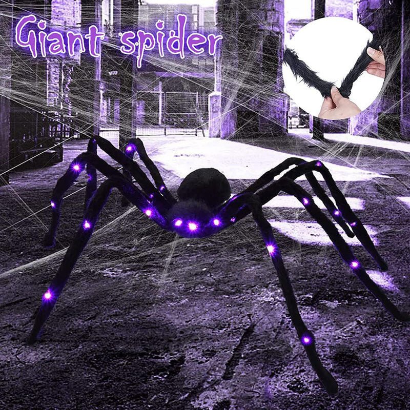 Halloween Luminous Spider Web Toys - 0 - Scribble Snacks