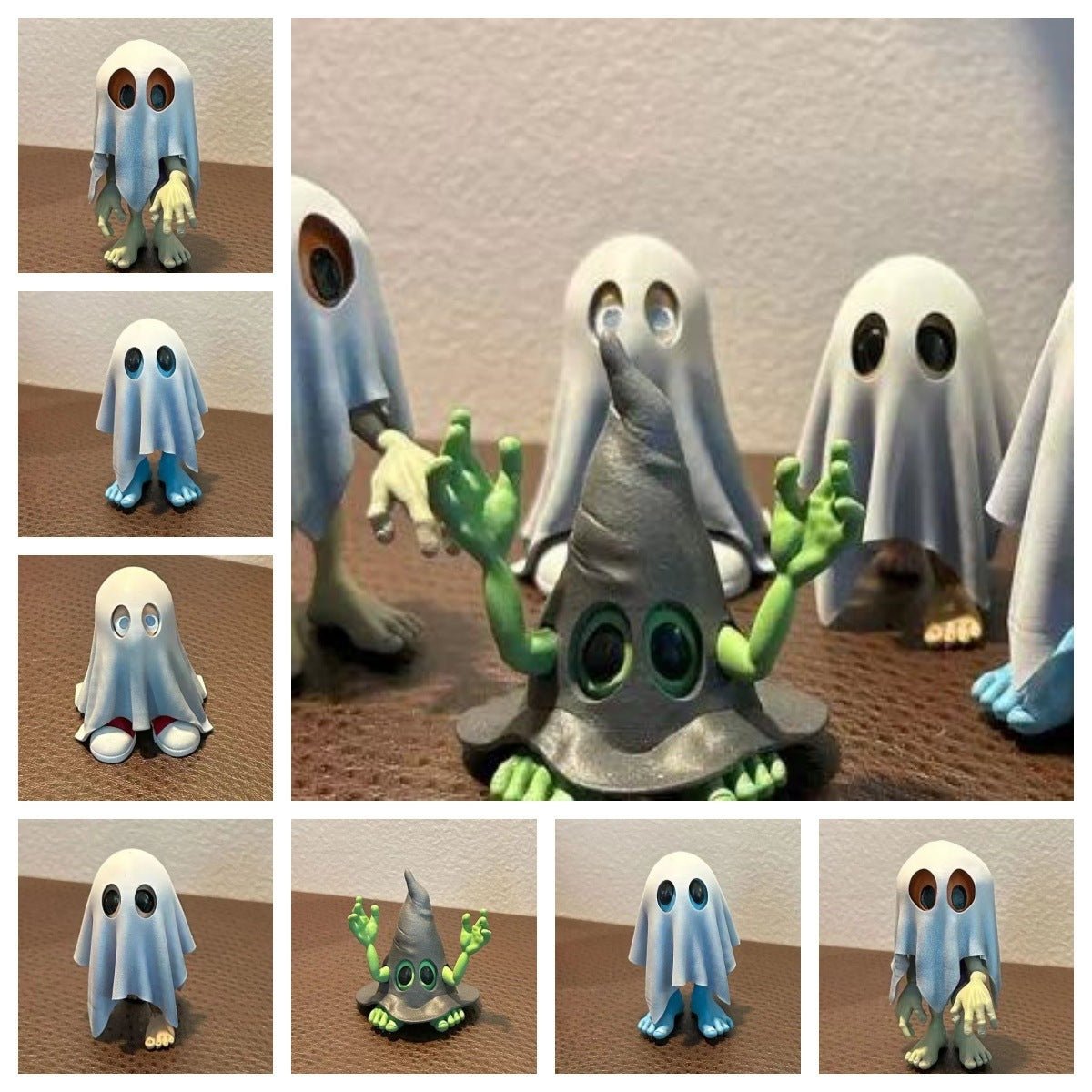 Halloween Ornaments Creative Cute Ghost Resin Crafts - 0 - Scribble Snacks