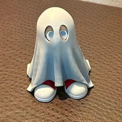 Halloween Ornaments Creative Cute Ghost Resin Crafts - 0 - Scribble Snacks