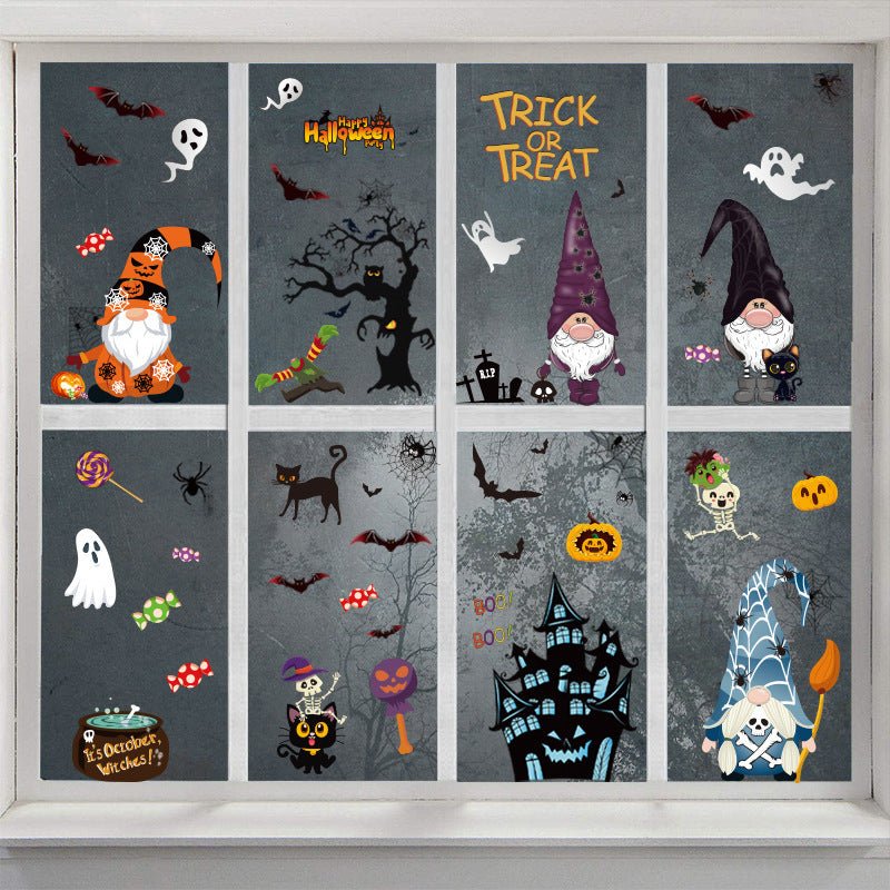 Halloween Party Decoration Stickers Pumpkin Lamp Spider Ghost - 0 - Scribble Snacks