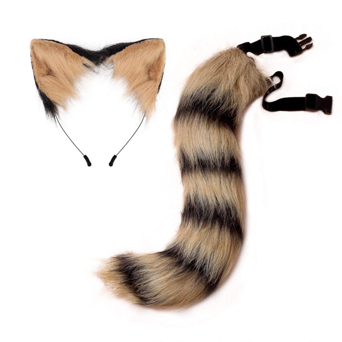 Halloween Party Faux Fox Tail Hairband Plush - 0 - Scribble Snacks