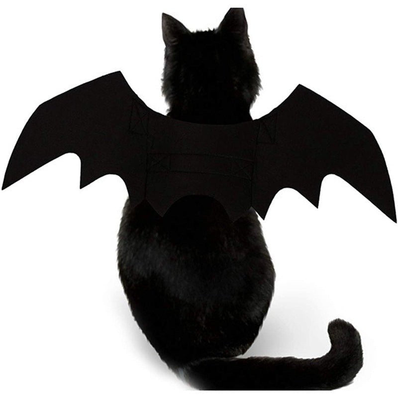 Halloween Pet Bat Wings Cat Dog Decoration Supplies - 0 - Scribble Snacks