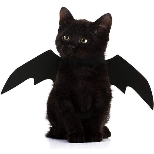 Halloween Pet Bat Wings Cat Dog Decoration Supplies - 0 - Scribble Snacks