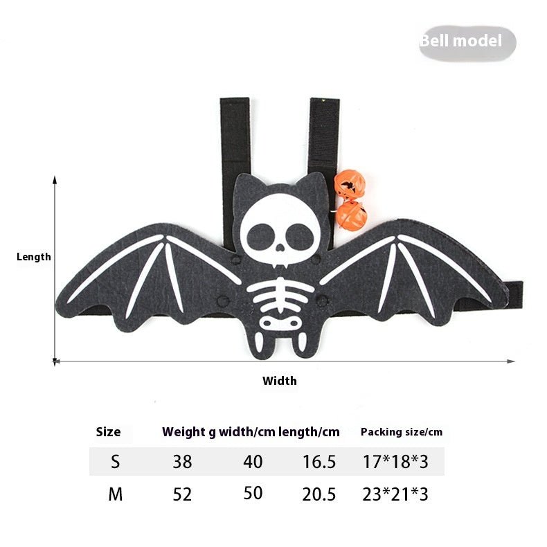 Halloween Pet Batwing Cat Pet Costume - 0 - Scribble Snacks