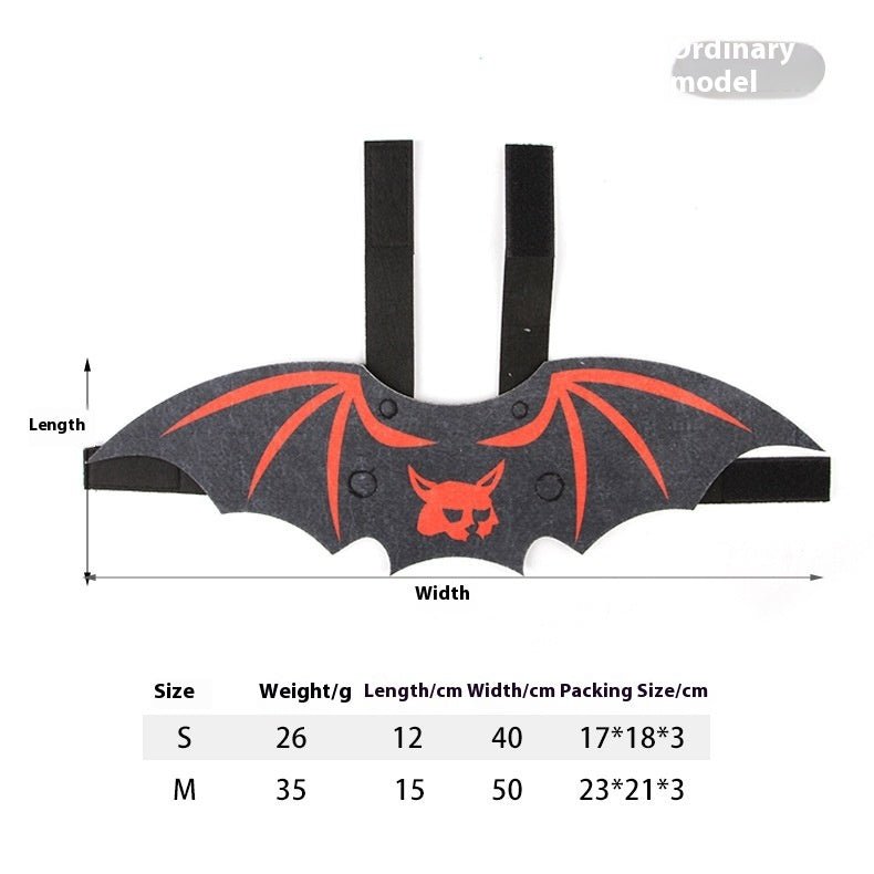 Halloween Pet Batwing Cat Pet Costume - 0 - Scribble Snacks