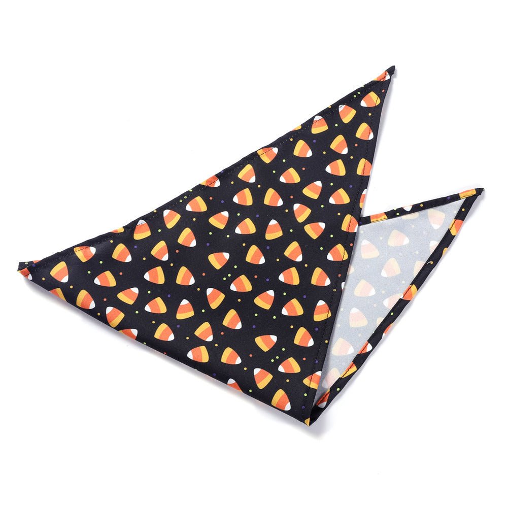 Halloween Pet Cat Dog Decorative Saliva Towel - 0 - Scribble Snacks