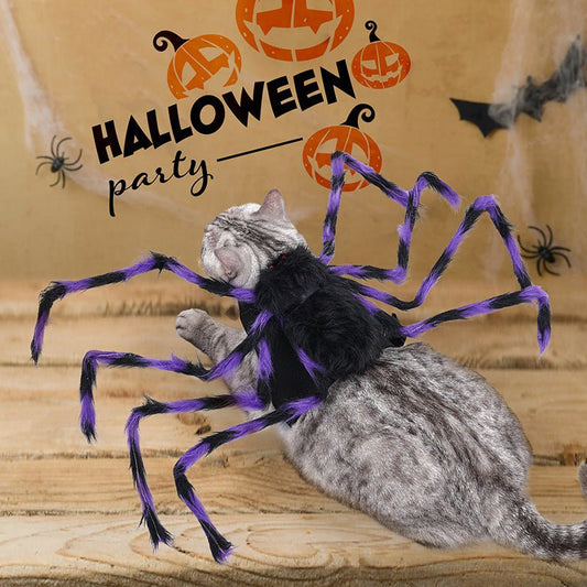 Halloween Pet Clothes Big Spider Pet Costume - 0 - Scribble Snacks