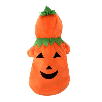 Halloween pet clothes pumpkin demon transformation costume - 0 - Scribble Snacks