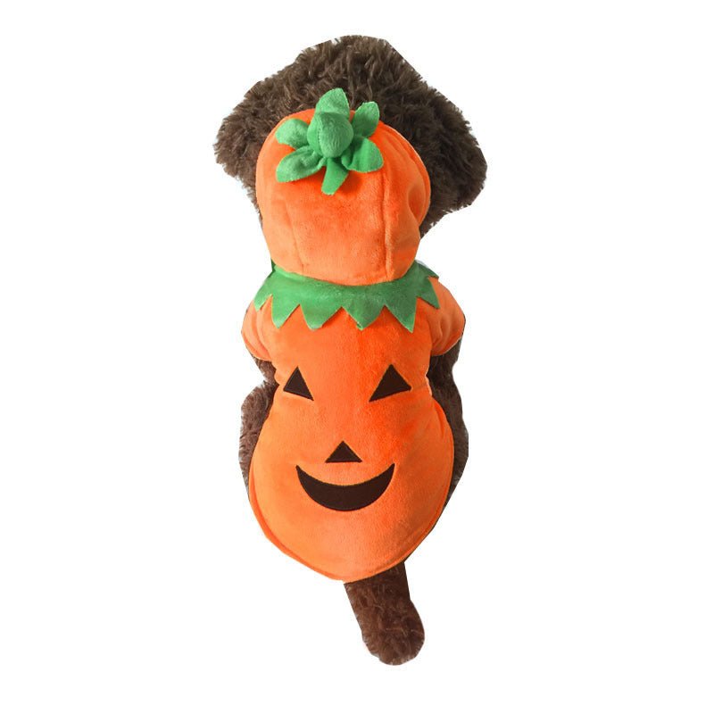 Halloween pet clothes pumpkin demon transformation costume - 0 - Scribble Snacks