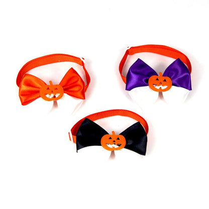 Halloween Pet Costume Bat Wings Bow Tie Hat Accessories - 0 - Scribble Snacks