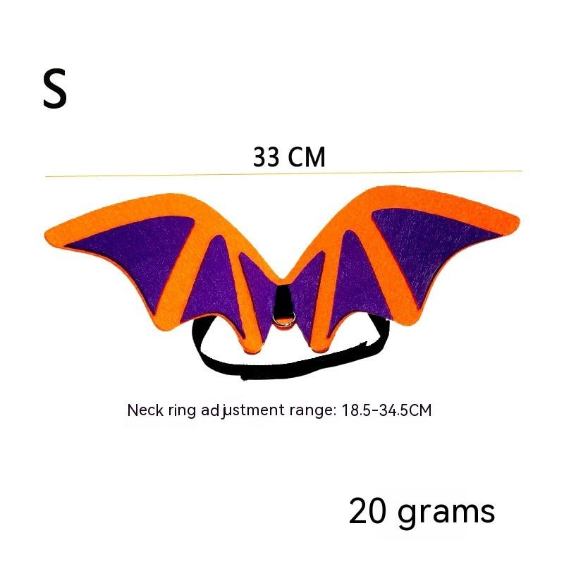 Halloween Pet Costume Bat Wings Bow Tie Hat Accessories - 0 - Scribble Snacks