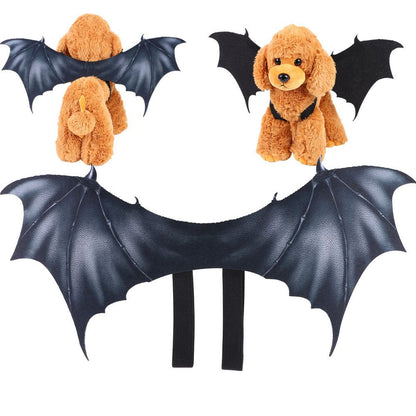 Halloween Pet Party Decoration Cat Ghost Festival Dress Up Costume Dog Bat Wings - 0 - Scribble Snacks