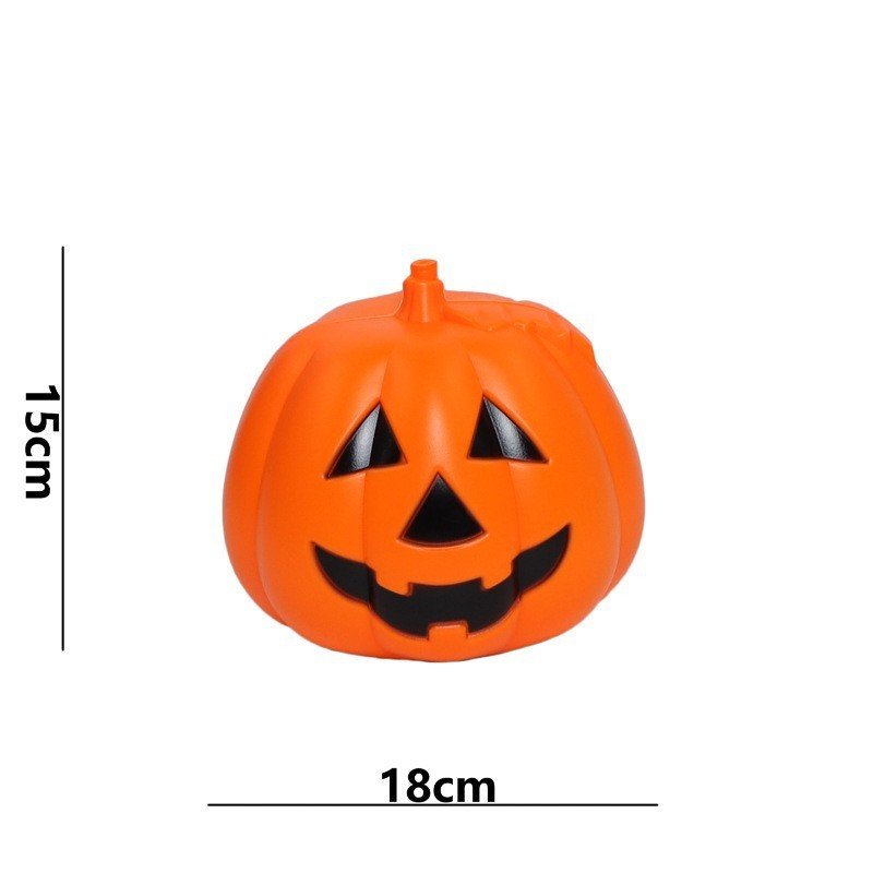 Halloween Plastic Luminous Pumpkin Lamp - 0 - Scribble Snacks