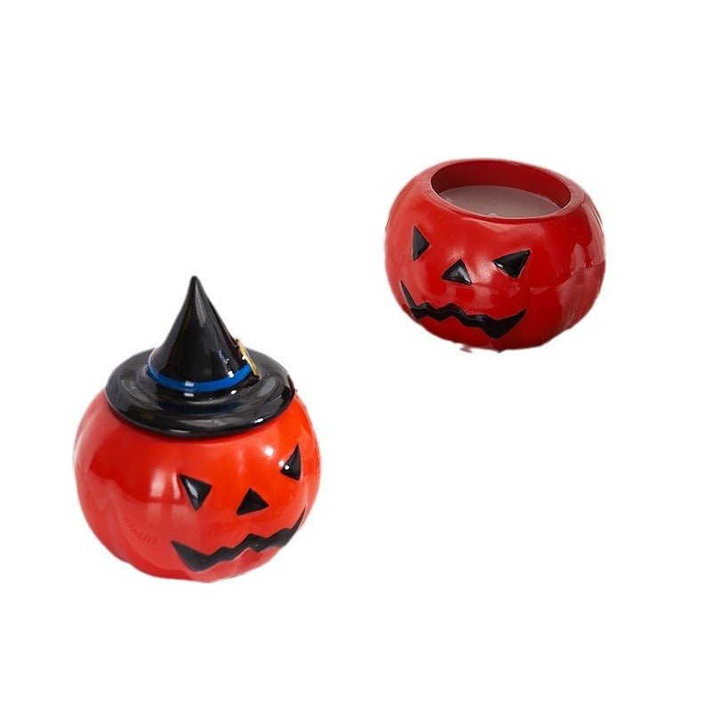 Halloween Pumpkin Aromatherapy Candle Creative Ornaments - 0 - Scribble Snacks