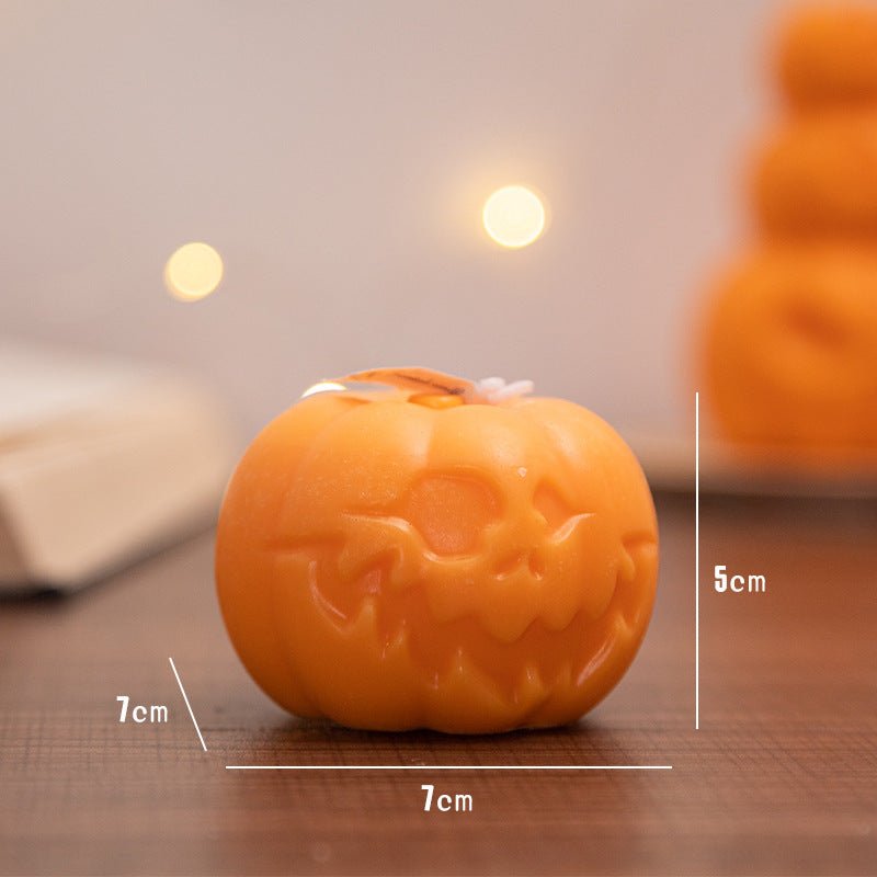 Halloween Pumpkin Aromatherapy Candle Decoration - 0 - Scribble Snacks