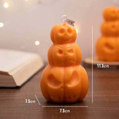 Halloween Pumpkin Aromatherapy Candle Decoration - 0 - Scribble Snacks