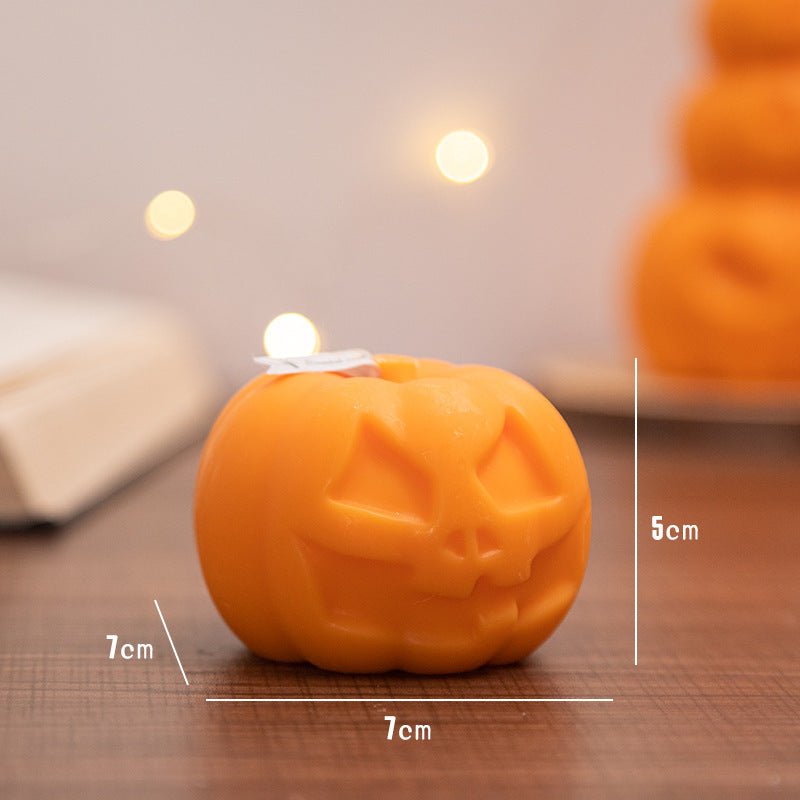 Halloween Pumpkin Aromatherapy Candle Decoration - 0 - Scribble Snacks