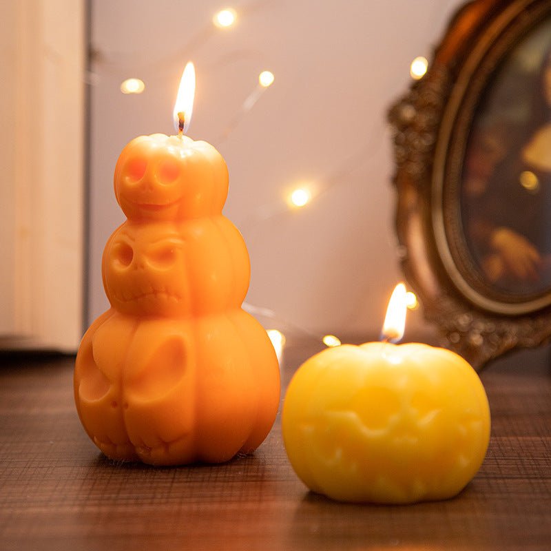 Halloween Pumpkin Aromatherapy Candle Decoration - 0 - Scribble Snacks