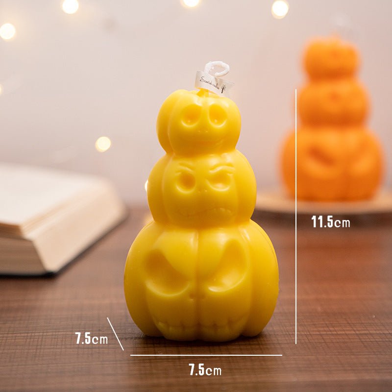 Halloween Pumpkin Aromatherapy Candle Decoration - 0 - Scribble Snacks