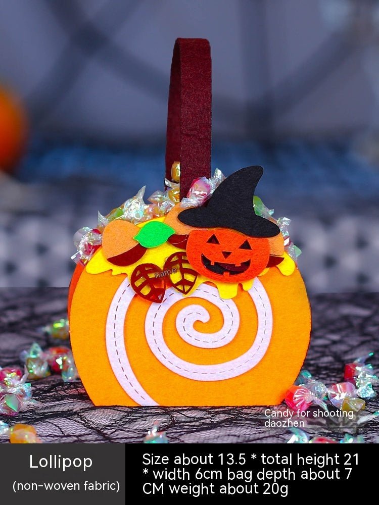 Halloween Pumpkin Bag Portable Children Props - 0 - Scribble Snacks