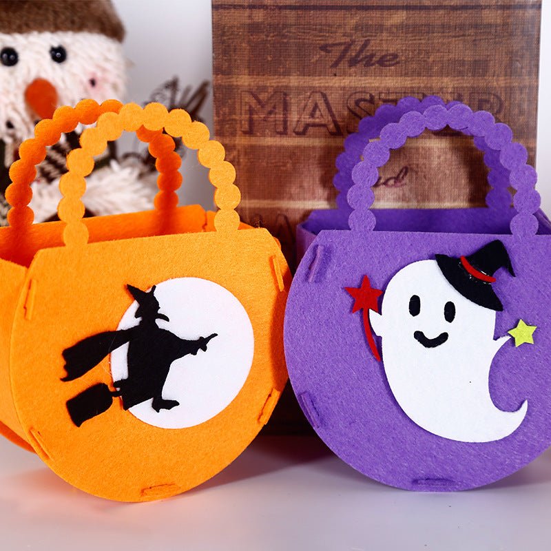 Halloween Pumpkin Candy DIY Handmade Gift Bag - 0 - Scribble Snacks