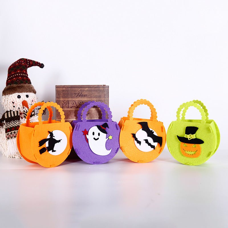 Halloween Pumpkin Candy DIY Handmade Gift Bag - 0 - Scribble Snacks