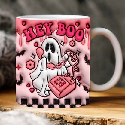 Halloween Pumpkin Ceramic Coffee Mug - 0 - Scribble Snacks