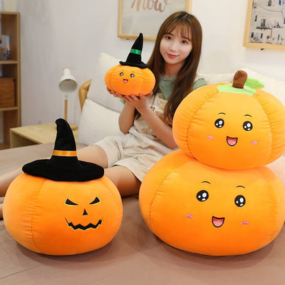 Halloween Pumpkin Doll Plush Toy - 0 - Scribble Snacks