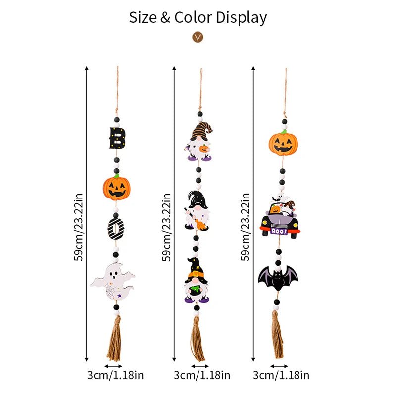 Halloween Pumpkin & Ghost Ornaments - Halloween - Party Banners & Hanging Ornaments - Scribble Snacks