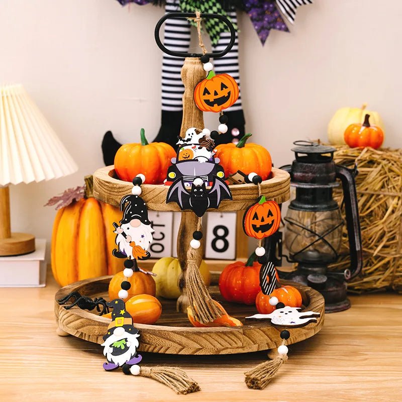 Halloween Pumpkin & Ghost Ornaments - Halloween - Party Banners & Hanging Ornaments - Scribble Snacks