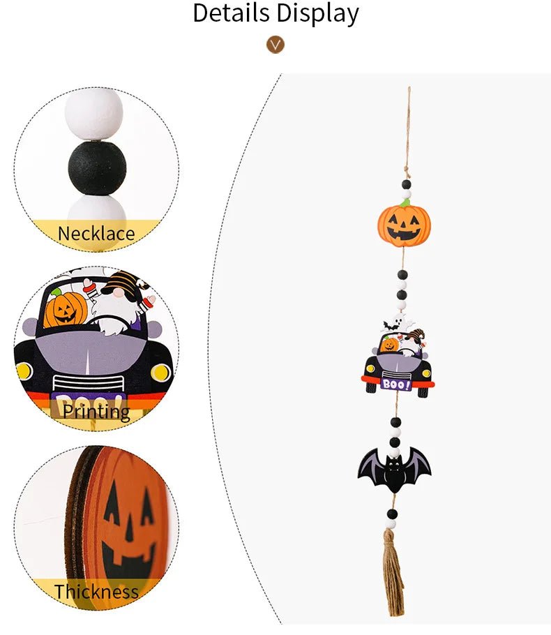 Halloween Pumpkin & Ghost Ornaments - Halloween - Party Banners & Hanging Ornaments - Scribble Snacks