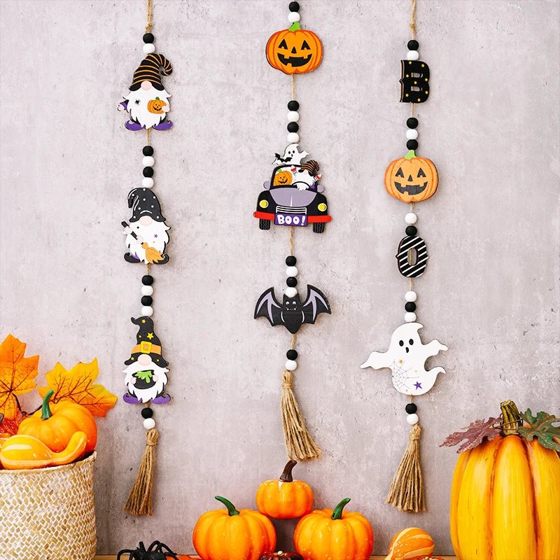 Halloween Pumpkin & Ghost Ornaments - Halloween - Party Banners & Hanging Ornaments - Scribble Snacks