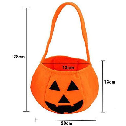 Halloween pumpkin head candy bag - 0 - Scribble Snacks