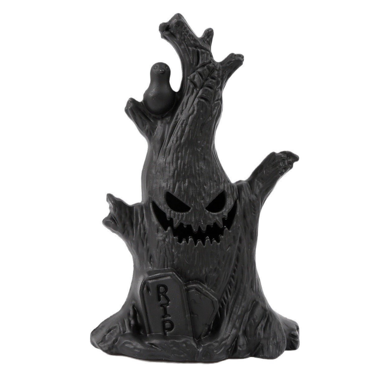 Halloween Pumpkin Lamp Ghost Stump Decoration - 0 - Scribble Snacks