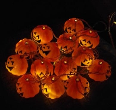 Halloween Pumpkin LED String Light - 0 - Scribble Snacks