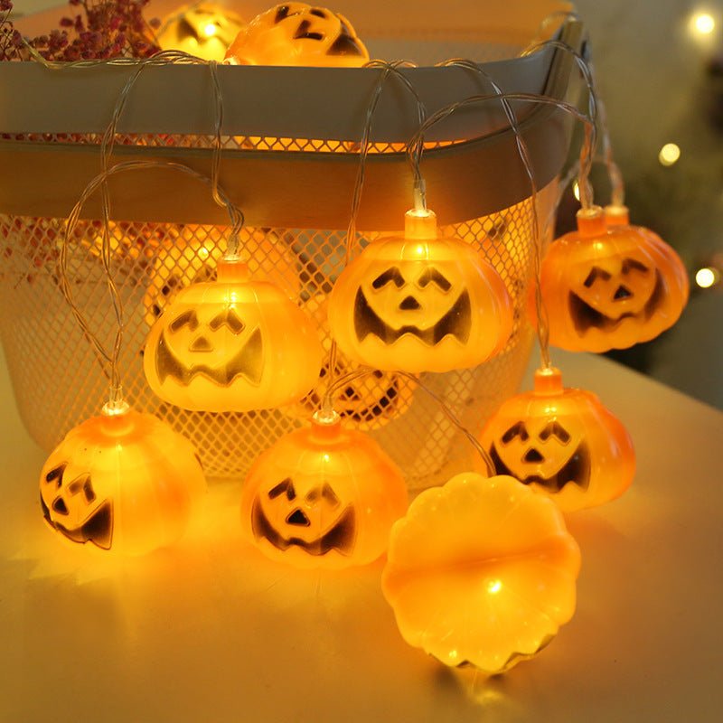 Halloween Pumpkin LED String Light - 0 - Scribble Snacks