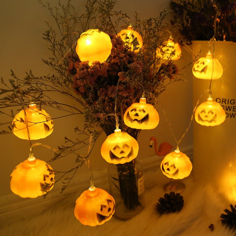 Halloween Pumpkin LED String Light - 0 - Scribble Snacks