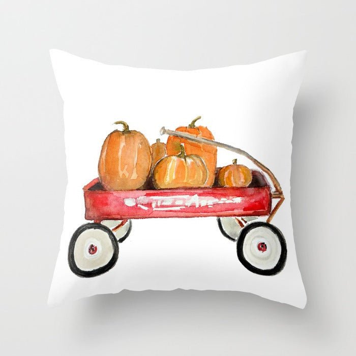 Halloween pumpkin pillowcase - 0 - Scribble Snacks