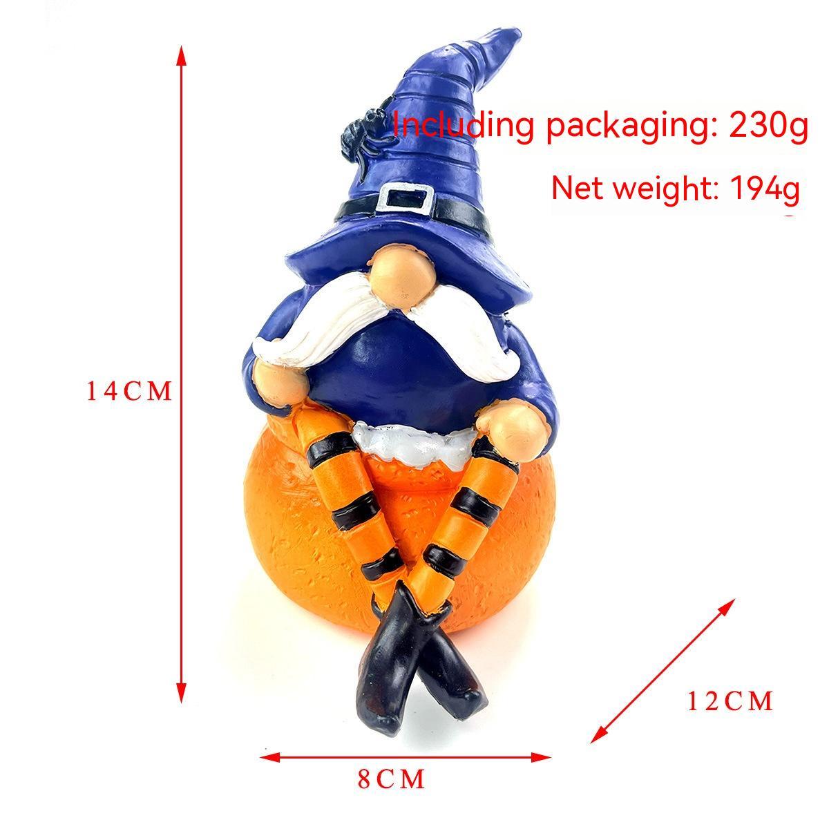 Halloween Pumpkin Resin Decorations - 0 - Scribble Snacks