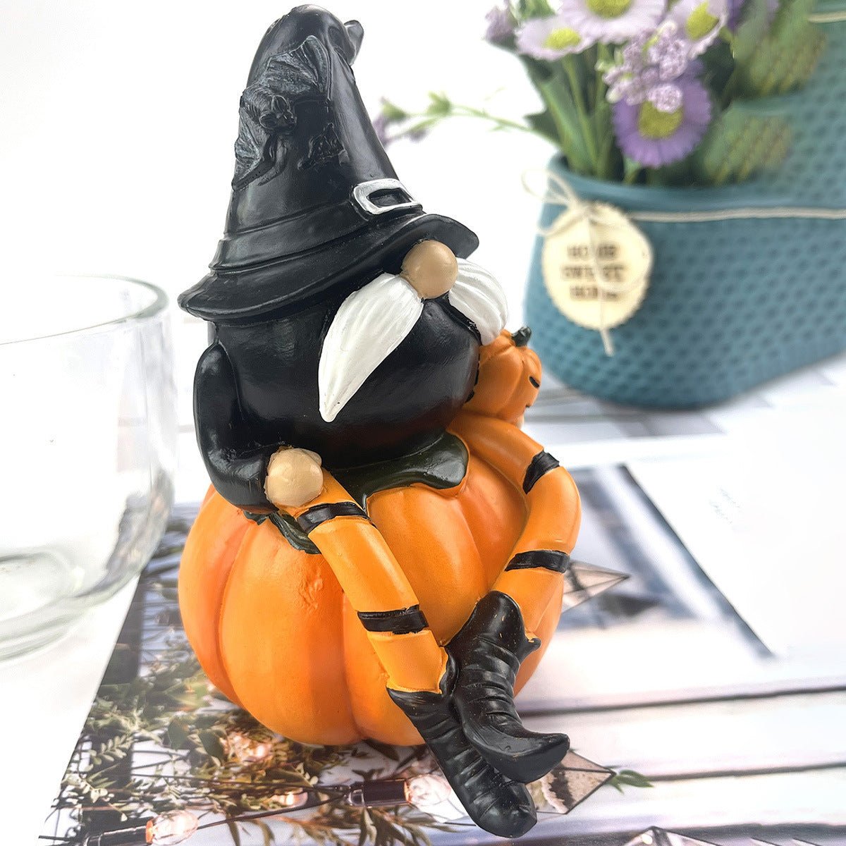 Halloween Pumpkin Resin Decorations - 0 - Scribble Snacks