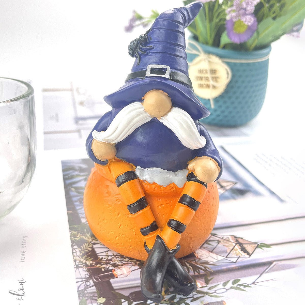 Halloween Pumpkin Resin Decorations - 0 - Scribble Snacks