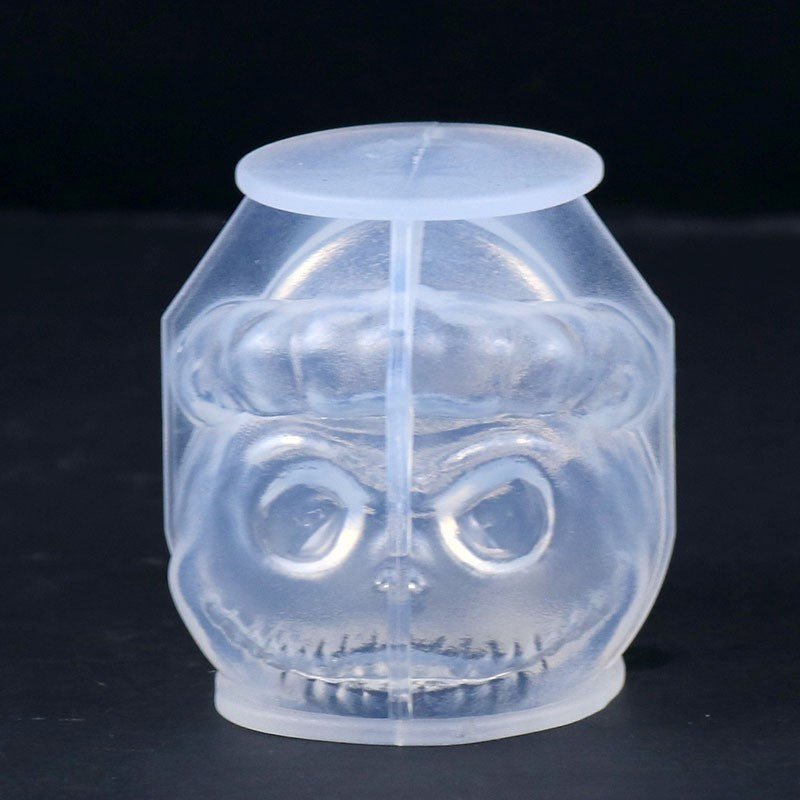 Halloween Pumpkin Skull Silicone Candle Mould - 0 - Scribble Snacks