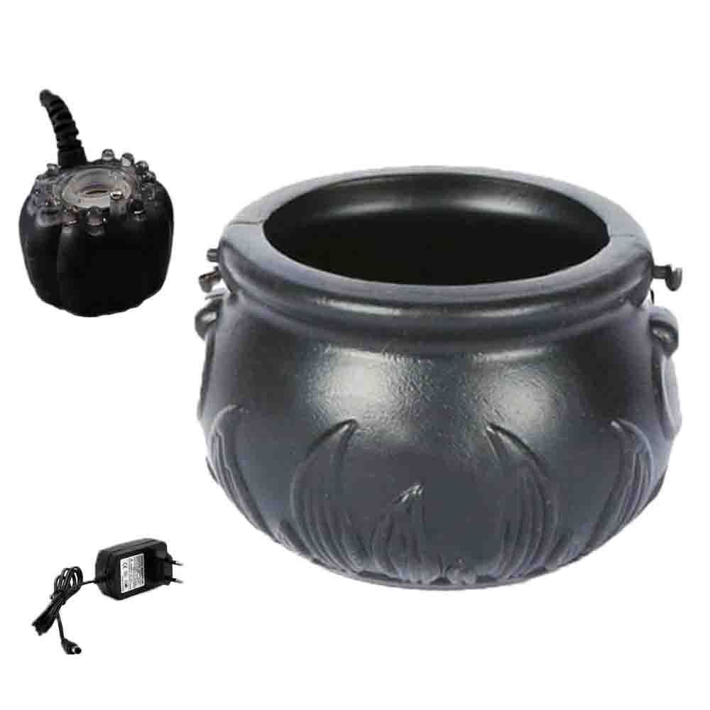 Halloween Pumpkin Smoke Witch Bucket Color Changing Lights - 0 - Scribble Snacks