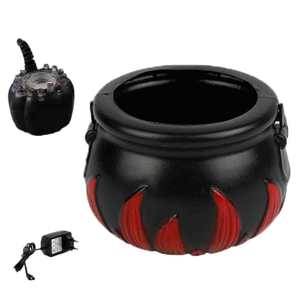 Halloween Pumpkin Smoke Witch Bucket Color Changing Lights - 0 - Scribble Snacks