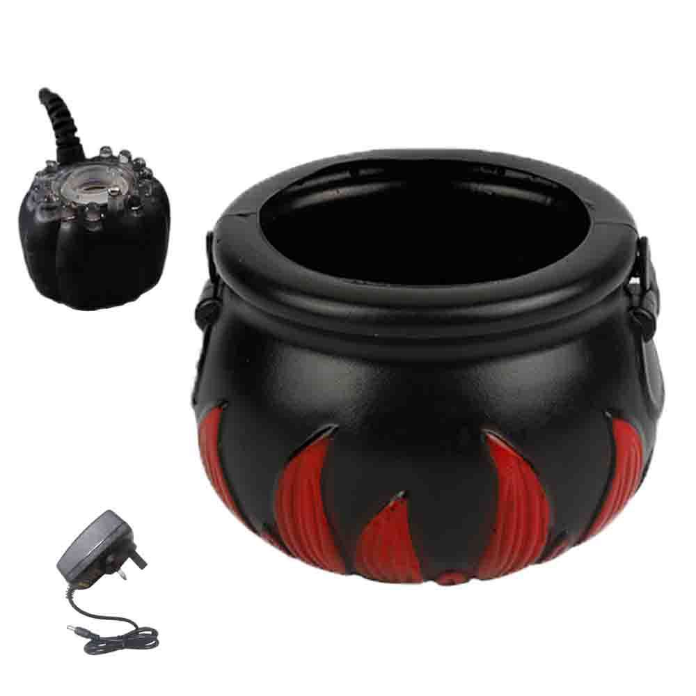 Halloween Pumpkin Smoke Witch Bucket Color Changing Lights - 0 - Scribble Snacks