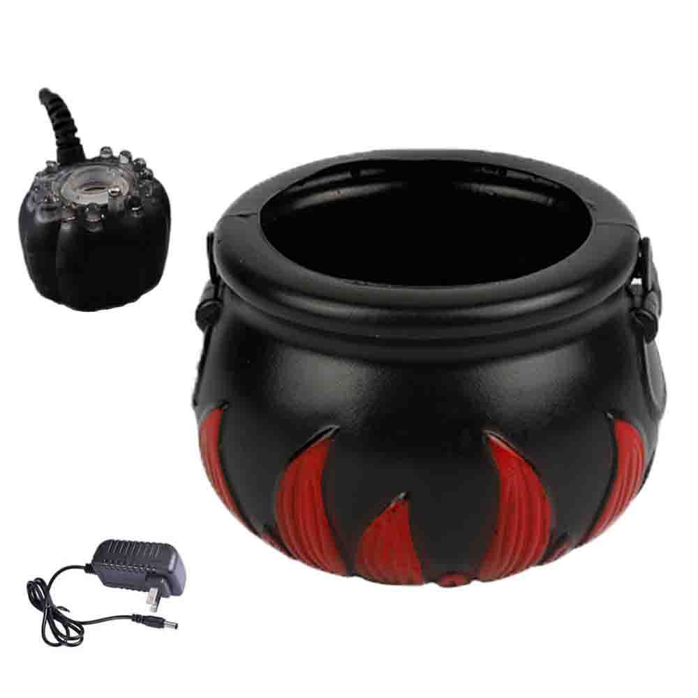 Halloween Pumpkin Smoke Witch Bucket Color Changing Lights - 0 - Scribble Snacks