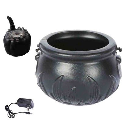 Halloween Pumpkin Smoke Witch Bucket Color Changing Lights - 0 - Scribble Snacks