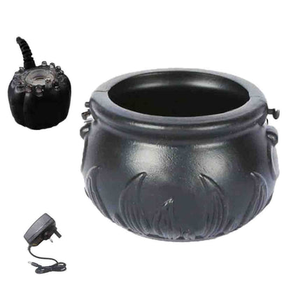 Halloween Pumpkin Smoke Witch Bucket Color Changing Lights - 0 - Scribble Snacks