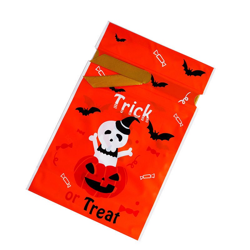 Halloween Pumpkin Snack Bag Party Candy Bag - 0 - Scribble Snacks